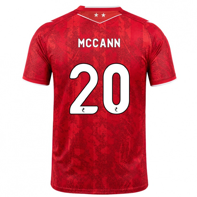 Danxen Homem Camisola Annalisa Mccann #20 Vermelho Branco Principal 2026/27 Camisa Brasil