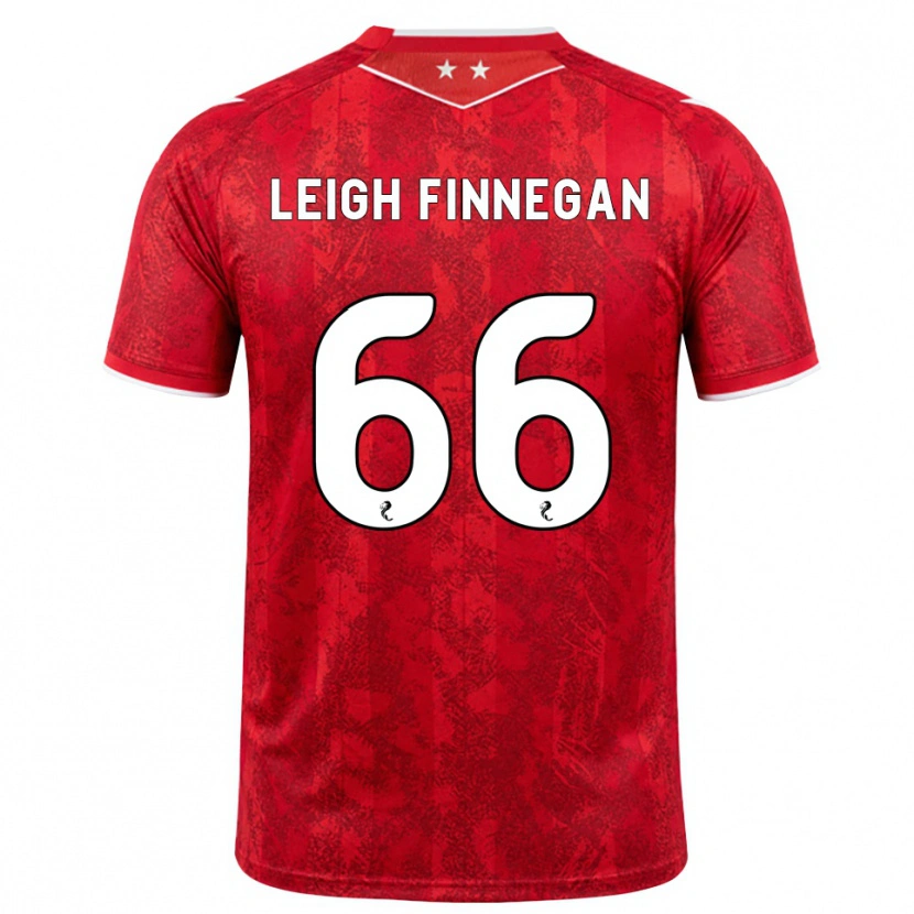 Danxen Homem Camisola Toni Leigh Finnegan #66 Vermelho Branco Principal 2026/27 Camisa Brasil