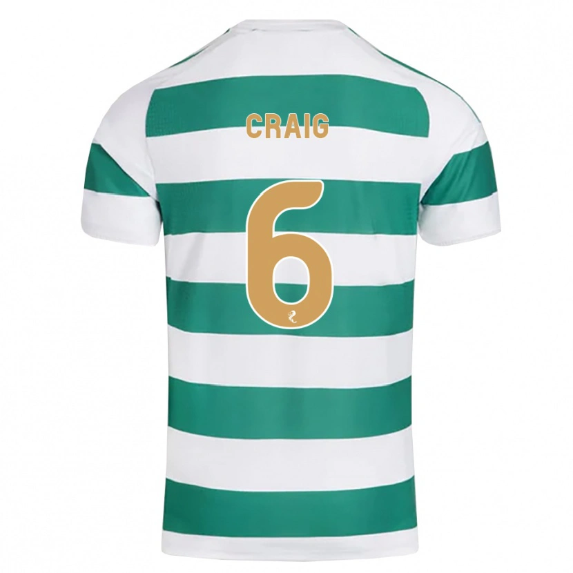 Danxen Homem Camisola Chloe Craig #6 Ciano Escuro Branco Principal 2026/27 Camisa Brasil