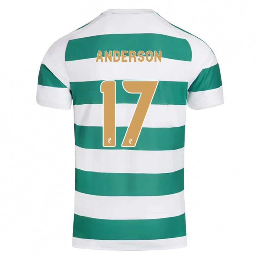 Danxen Homem Camisola Cayden Anderson #17 Ciano Escuro Branco Principal 2026/27 Camisa Brasil