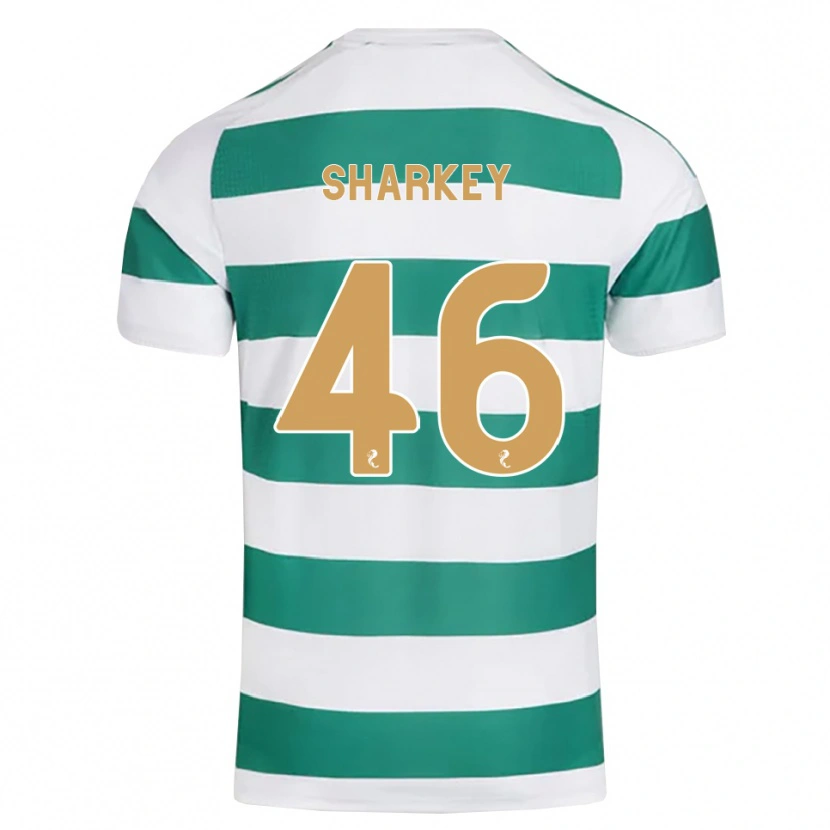 Danxen Homem Camisola Amy Sharkey #46 Ciano Escuro Branco Principal 2026/27 Camisa Brasil