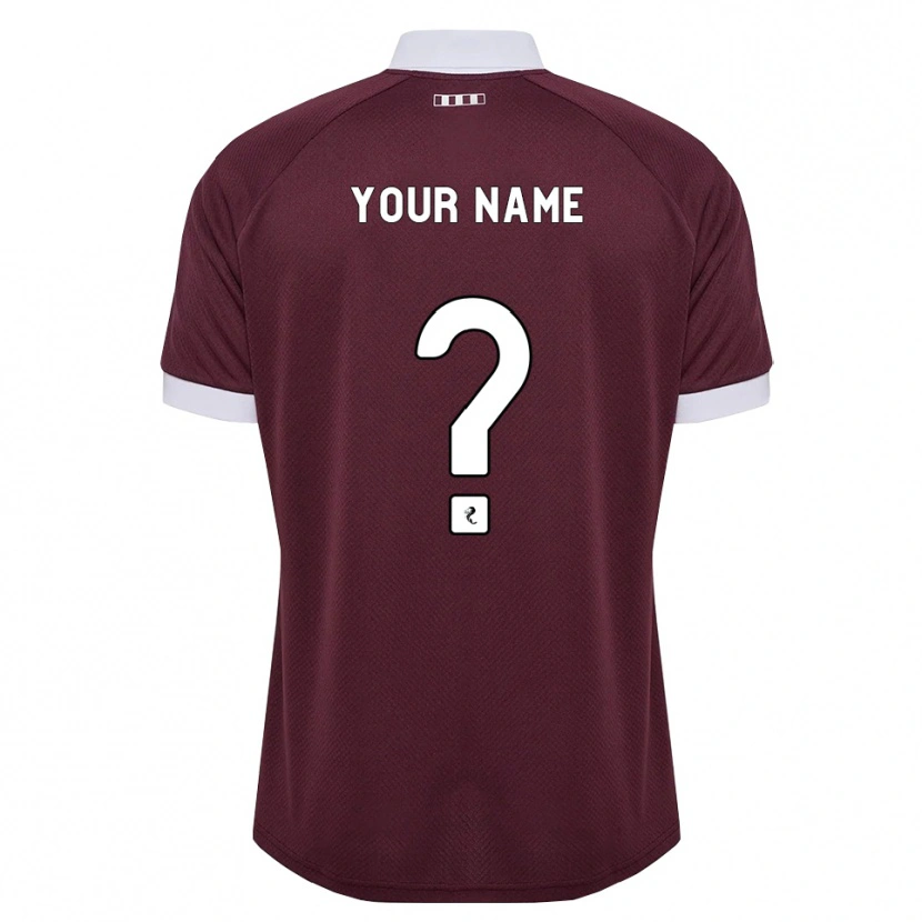 Danxen Homem Camisola Seu Nome #0 Branco Borgonha Principal 2026/27 Camisa Brasil