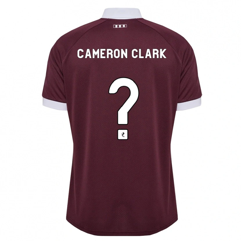 Danxen Homem Camisola Cameron Clark #0 Branco Borgonha Principal 2026/27 Camisa Brasil