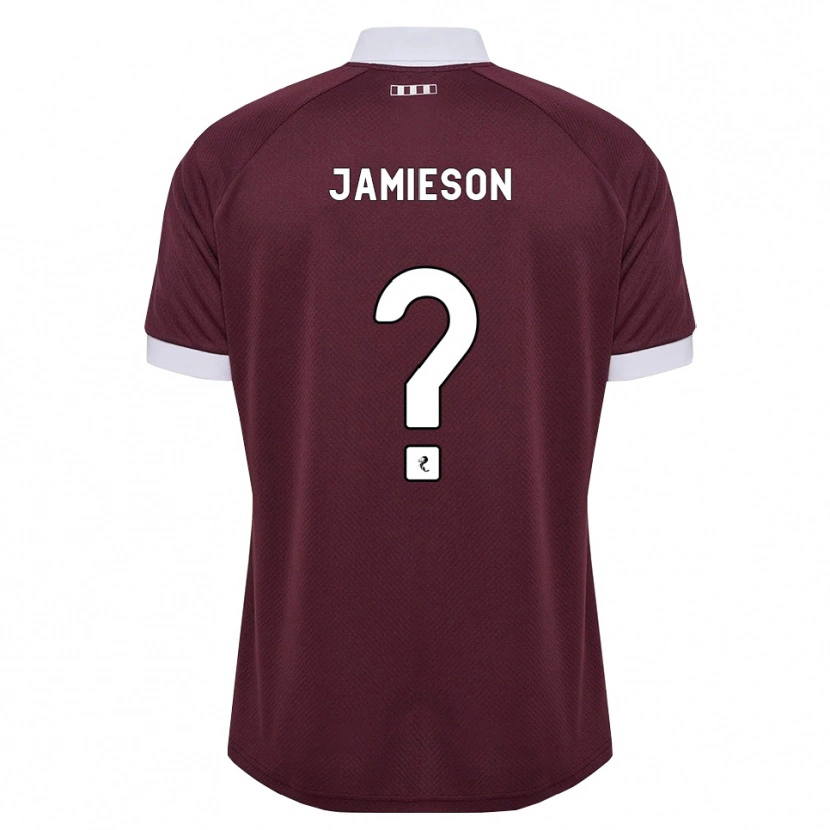 Danxen Homem Camisola Finlay Jamieson #0 Branco Borgonha Principal 2026/27 Camisa Brasil