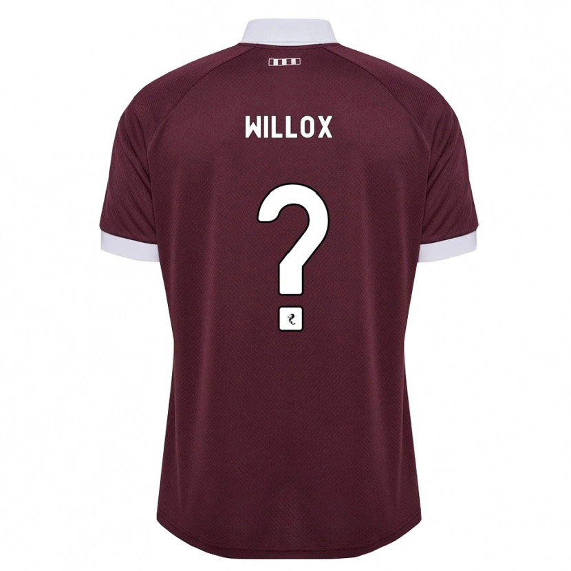 Danxen Homem Camisola Harry Willox #0 Branco Borgonha Principal 2026/27 Camisa Brasil