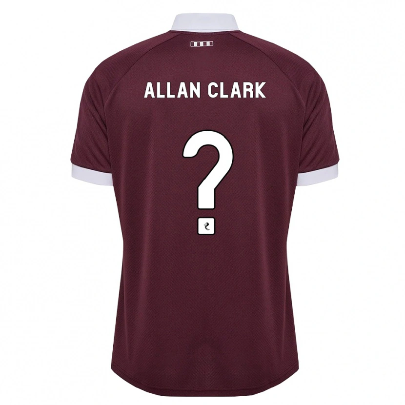 Danxen Homem Camisola Allan Clark #0 Branco Borgonha Principal 2026/27 Camisa Brasil