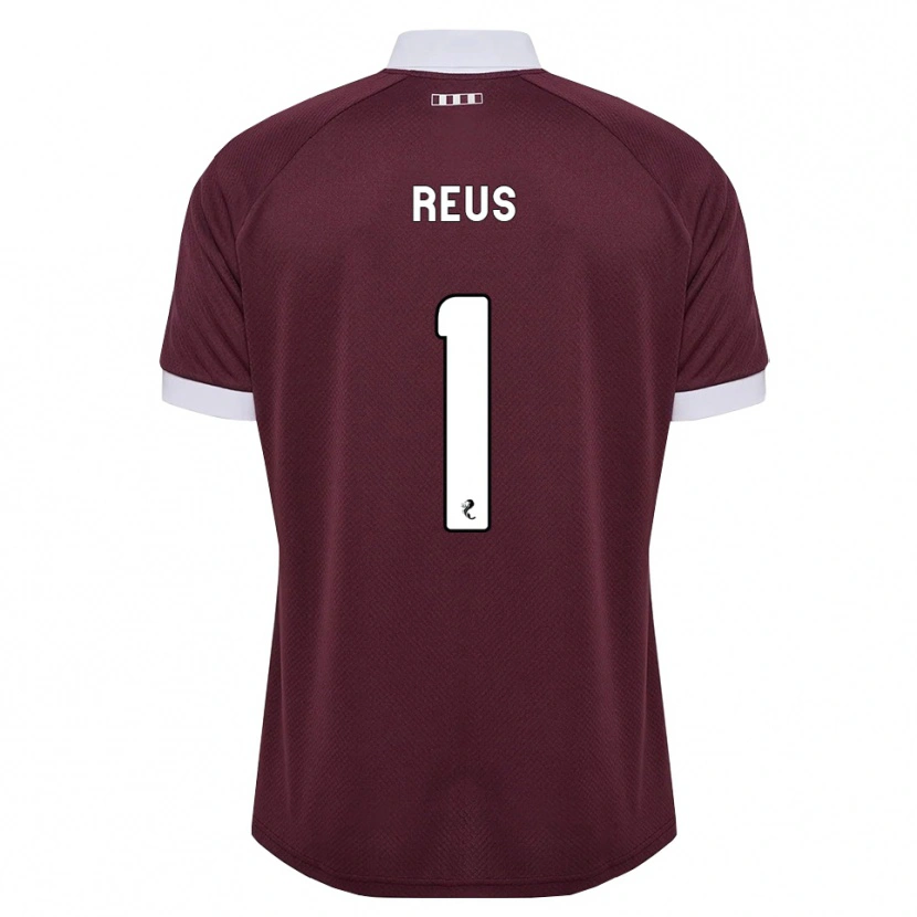 Danxen Homem Camisola Beau Reus #1 Branco Borgonha Principal 2026/27 Camisa Brasil