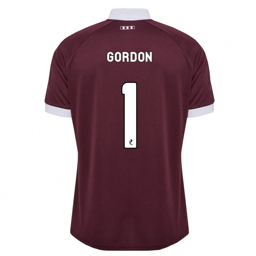 Danxen Homem Camisola Craig Gordon #1 Branco Borgonha Principal 2026/27 Camisa Brasil