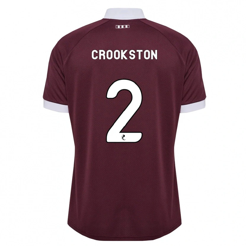 Danxen Homem Camisola Gregor Crookston #2 Branco Borgonha Principal 2026/27 Camisa Brasil