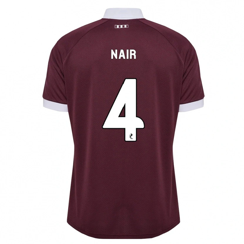 Danxen Homem Camisola Kenzi Nair #4 Branco Borgonha Principal 2026/27 Camisa Brasil