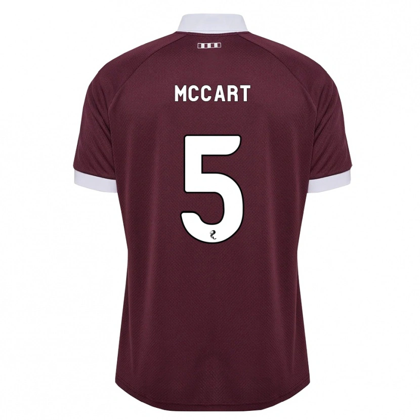 Danxen Homem Camisola Jamie Mccart #5 Branco Borgonha Principal 2026/27 Camisa Brasil