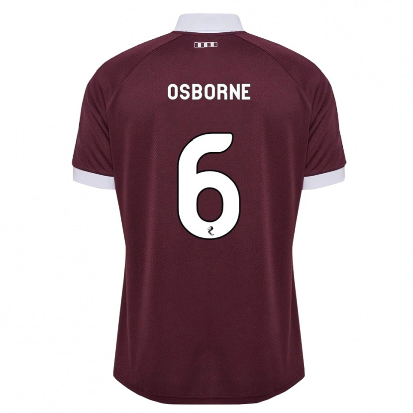 Danxen Homem Camisola Alfie Osborne #6 Branco Borgonha Principal 2026/27 Camisa Brasil