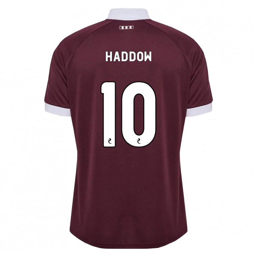 Danxen Homem Camisola Aiden Haddow #10 Branco Borgonha Principal 2026/27 Camisa Brasil