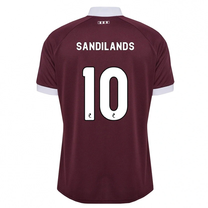 Danxen Homem Camisola Callum Sandilands #10 Branco Borgonha Principal 2026/27 Camisa Brasil