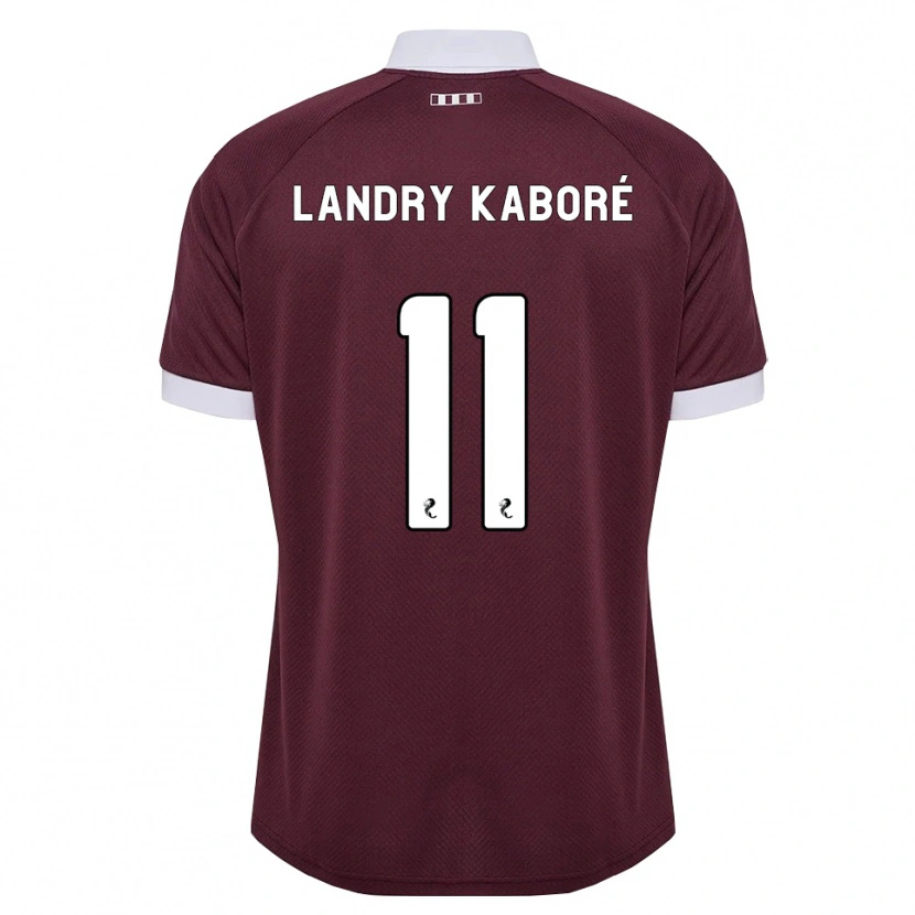 Danxen Homem Camisola Pierre Landry Kaboré #11 Branco Borgonha Principal 2026/27 Camisa Brasil