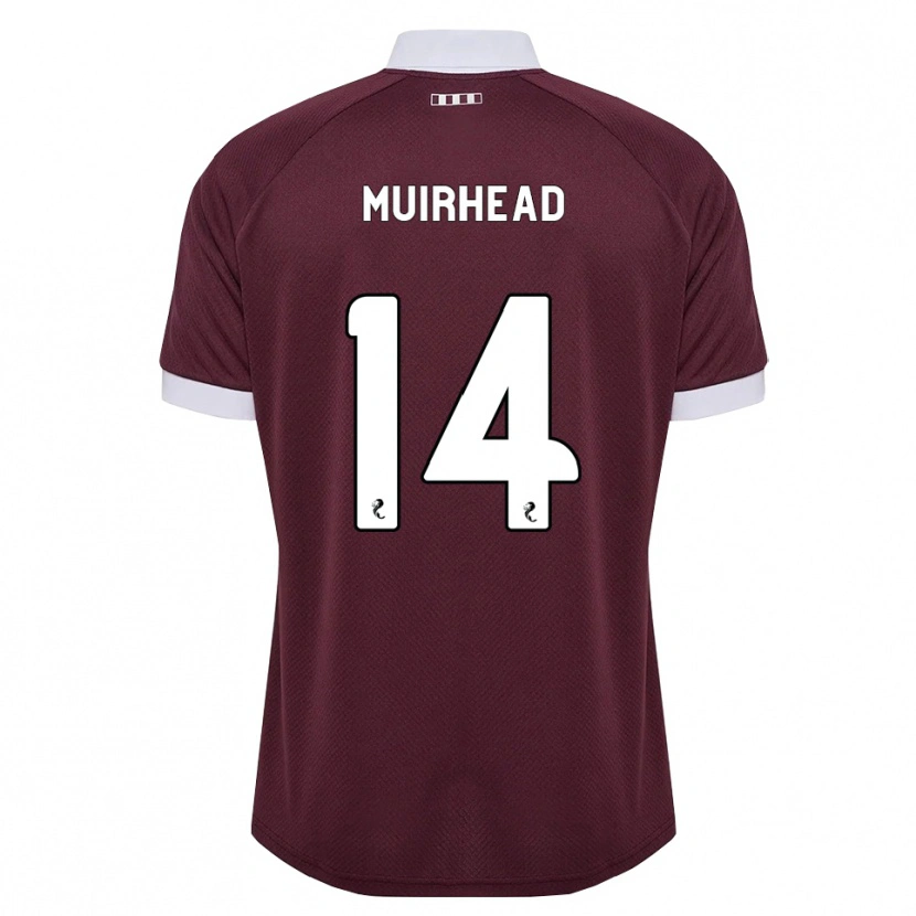 Danxen Homem Camisola Owen Muirhead #14 Branco Borgonha Principal 2026/27 Camisa Brasil