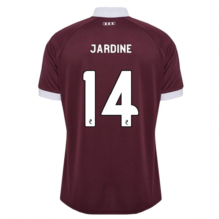 Danxen Homem Camisola Kayla Jardine #14 Branco Borgonha Principal 2026/27 Camisa Brasil