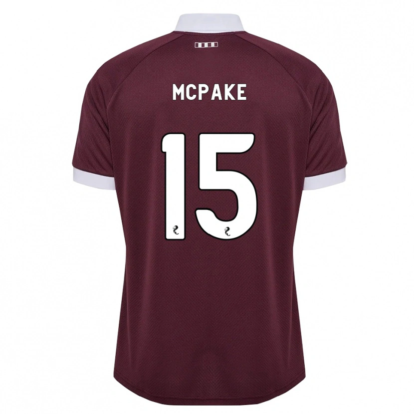 Danxen Homem Camisola Josh Mcpake #15 Branco Borgonha Principal 2026/27 Camisa Brasil