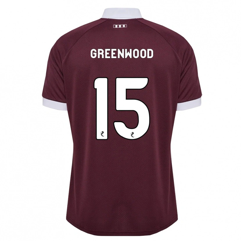 Danxen Homem Camisola Brodie Greenwood #15 Branco Borgonha Principal 2026/27 Camisa Brasil