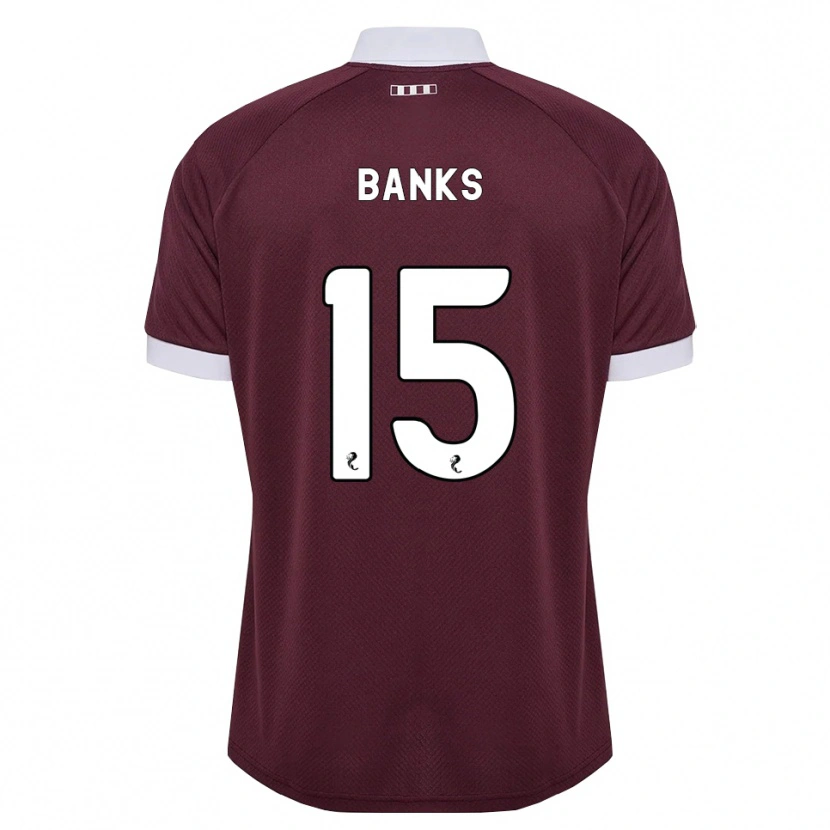 Danxen Homem Camisola Euan Banks #15 Branco Borgonha Principal 2026/27 Camisa Brasil