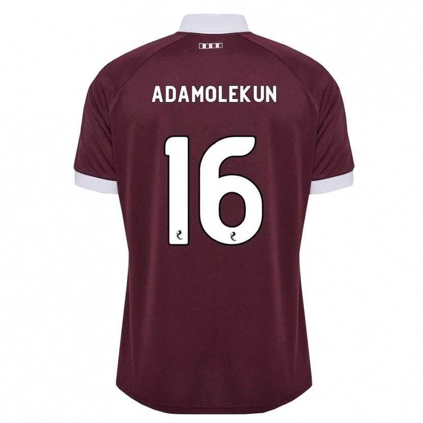 Danxen Homem Camisola Olufolasade Adamolekun #16 Branco Borgonha Principal 2026/27 Camisa Brasil