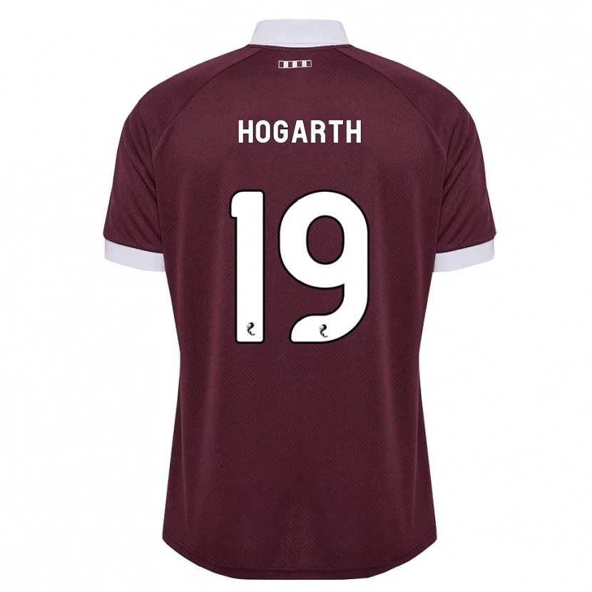 Danxen Homem Camisola Taylor Hogarth #19 Branco Borgonha Principal 2026/27 Camisa Brasil