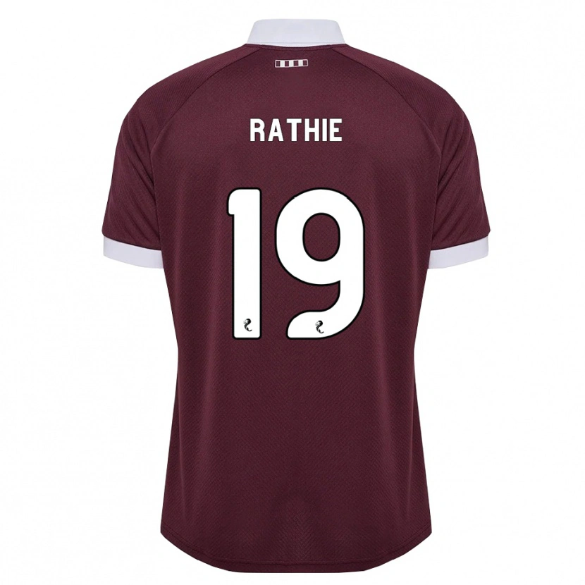Danxen Homem Camisola Luke Rathie #19 Branco Borgonha Principal 2026/27 Camisa Brasil