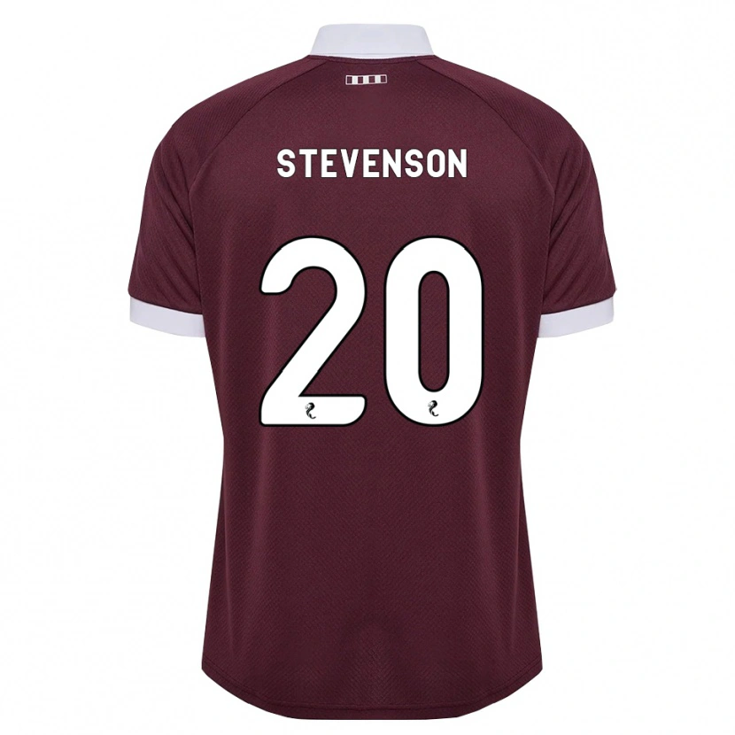 Danxen Homem Camisola Gus Stevenson #20 Branco Borgonha Principal 2026/27 Camisa Brasil