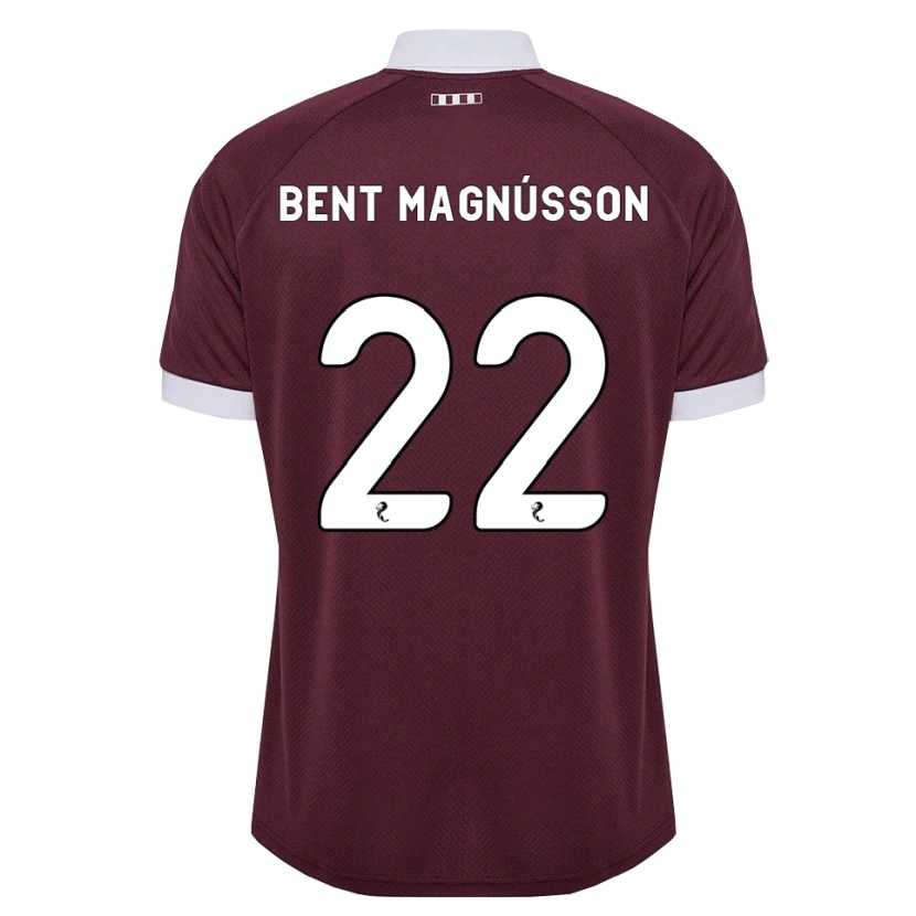 Danxen Homem Camisola Tómas Bent Magnússon #22 Branco Borgonha Principal 2026/27 Camisa Brasil