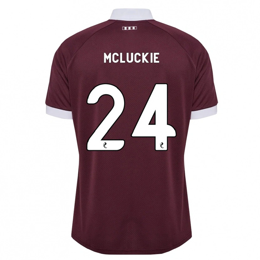 Danxen Homem Camisola Bobby Mcluckie #24 Branco Borgonha Principal 2026/27 Camisa Brasil