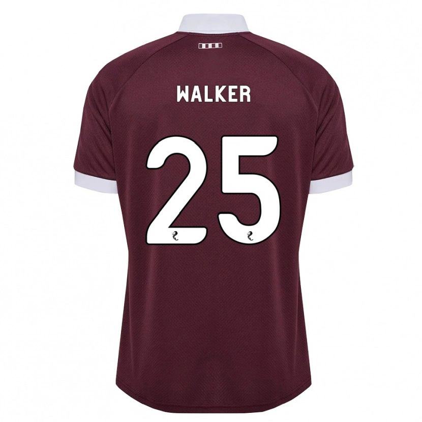 Danxen Homem Camisola Liam Walker #25 Branco Borgonha Principal 2026/27 Camisa Brasil