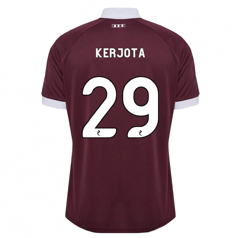 Danxen Homem Camisola Sabah Kerjota #29 Branco Borgonha Principal 2026/27 Camisa Brasil