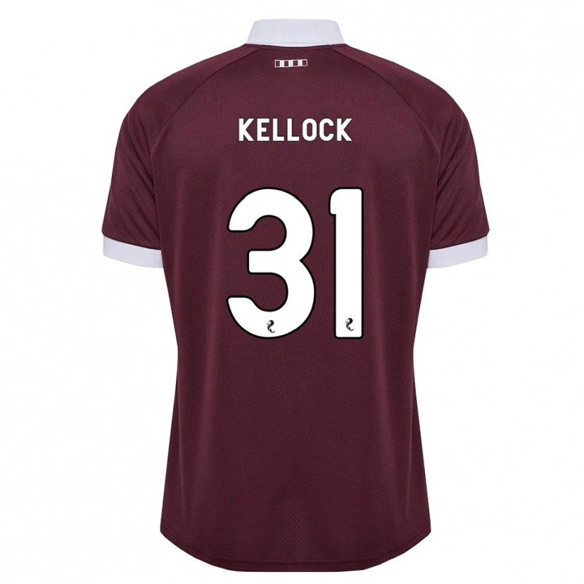 Danxen Homem Camisola Peter Kellock #31 Branco Borgonha Principal 2026/27 Camisa Brasil
