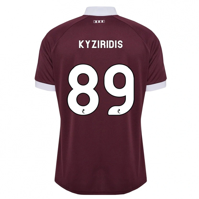 Danxen Homem Camisola Alexandros Kyziridis #89 Branco Borgonha Principal 2026/27 Camisa Brasil