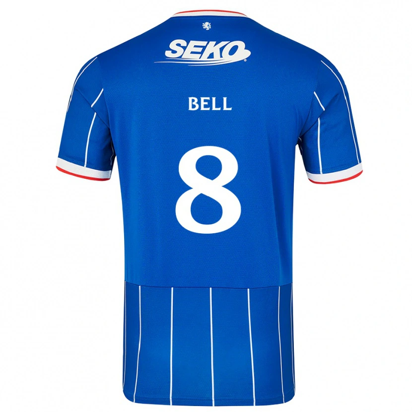 Danxen Homem Camisola Cameron Bell #8 Vermelho Azul Branco Principal 2026/27 Camisa Brasil