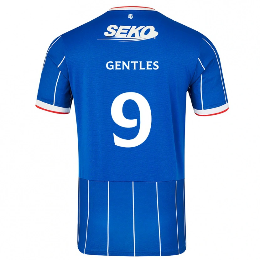 Danxen Homem Camisola Josh Gentles #9 Vermelho Azul Branco Principal 2026/27 Camisa Brasil