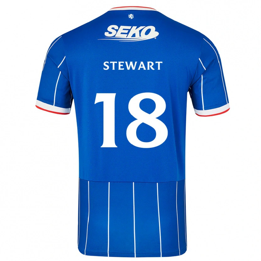 Danxen Homem Camisola Lewis Stewart #18 Vermelho Azul Branco Principal 2026/27 Camisa Brasil