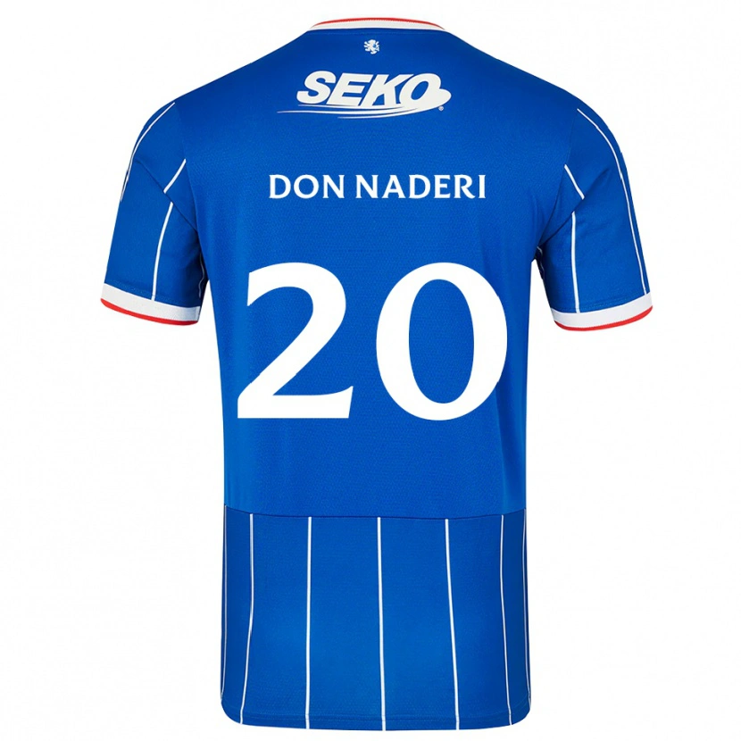 Danxen Homem Camisola Ryan Naderi #20 Vermelho Azul Branco Principal 2026/27 Camisa Brasil