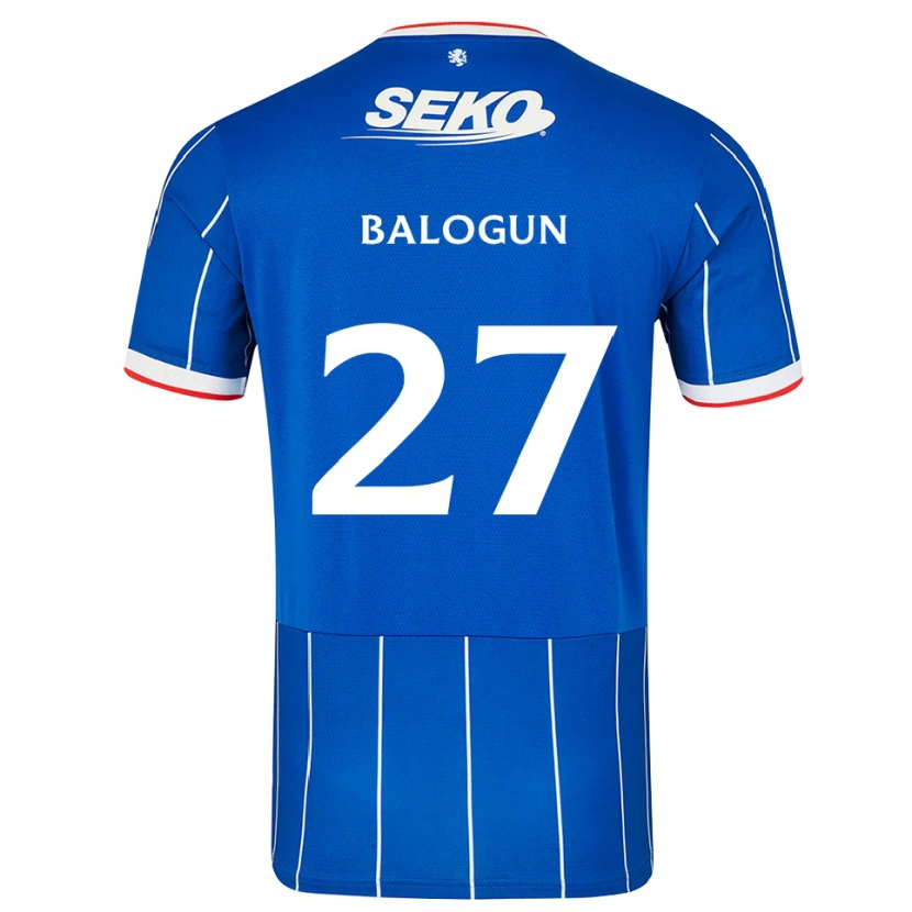 Danxen Homem Camisola Leon Balogun #27 Vermelho Azul Branco Principal 2026/27 Camisa Brasil