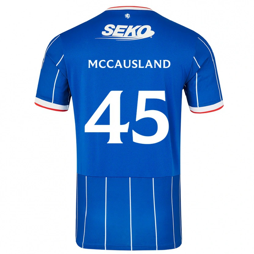 Danxen Homem Camisola Ross Mccausland #45 Vermelho Azul Branco Principal 2026/27 Camisa Brasil