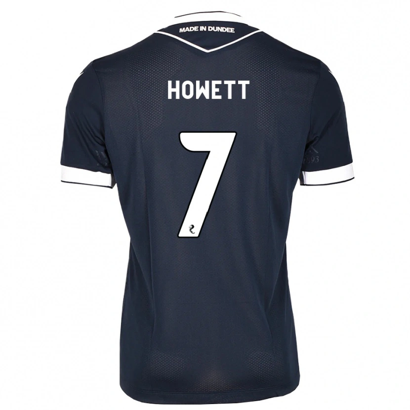 Danxen Homem Camisola Leo Howett #7 Azul Meia-Noite Branco Principal 2026/27 Camisa Brasil