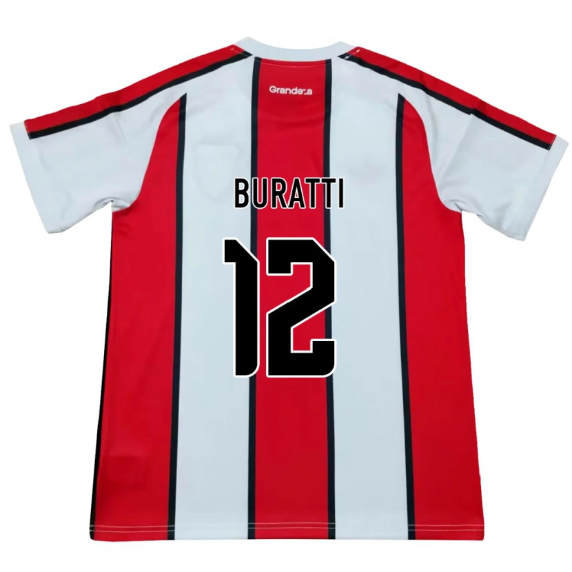 Danxen Homem Camisola Ramiro Buratti #12 Branco Vermelho Preto Alternativa 2026/27 Camisa Brasil