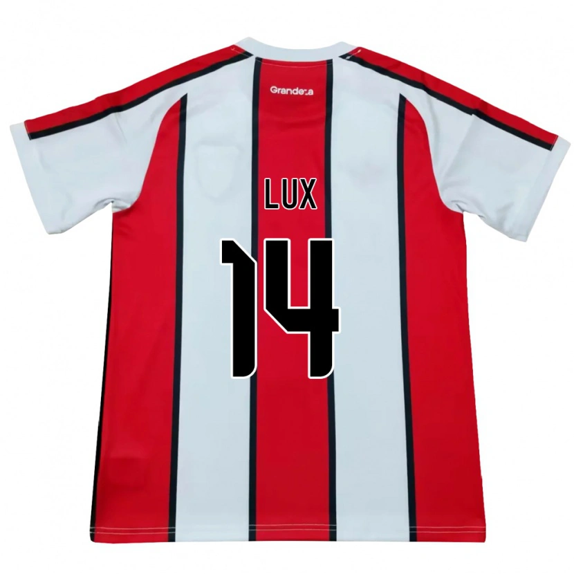 Danxen Homem Camisola German Lux #14 Branco Vermelho Preto Alternativa 2026/27 Camisa Brasil