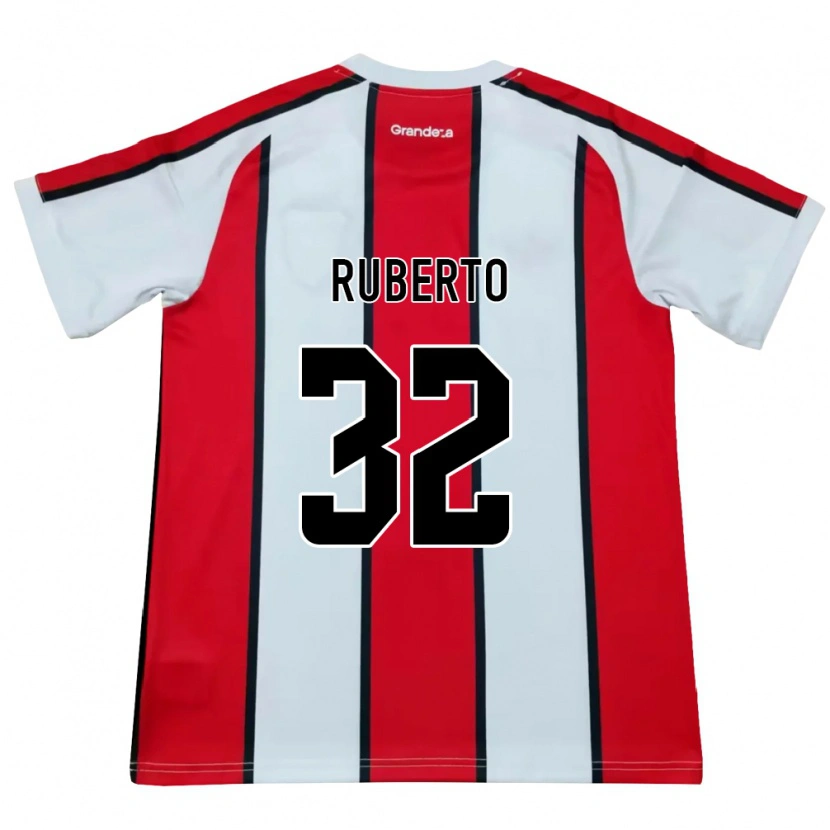 Danxen Homem Camisola Agustín Ruberto #32 Branco Vermelho Preto Alternativa 2026/27 Camisa Brasil