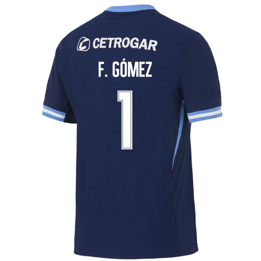 Danxen Homem Camisola Francisco Gómez #1 Azul Real Azul Claro Branco Alternativa 2026/27 Camisa Brasil