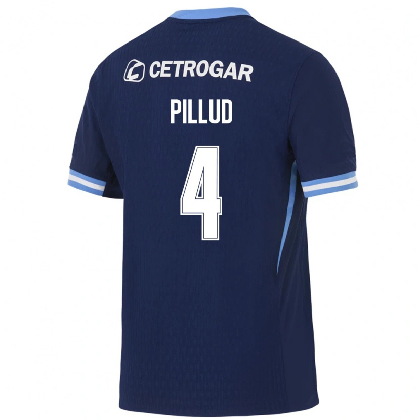 Danxen Homem Camisola Ivan Pillud #4 Azul Real Azul Claro Branco Alternativa 2026/27 Camisa Brasil