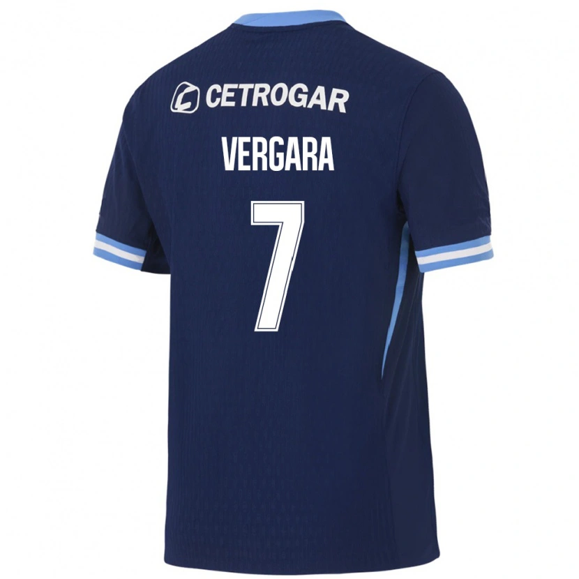 Danxen Homem Camisola Duván Vergara #7 Azul Real Azul Claro Branco Alternativa 2026/27 Camisa Brasil