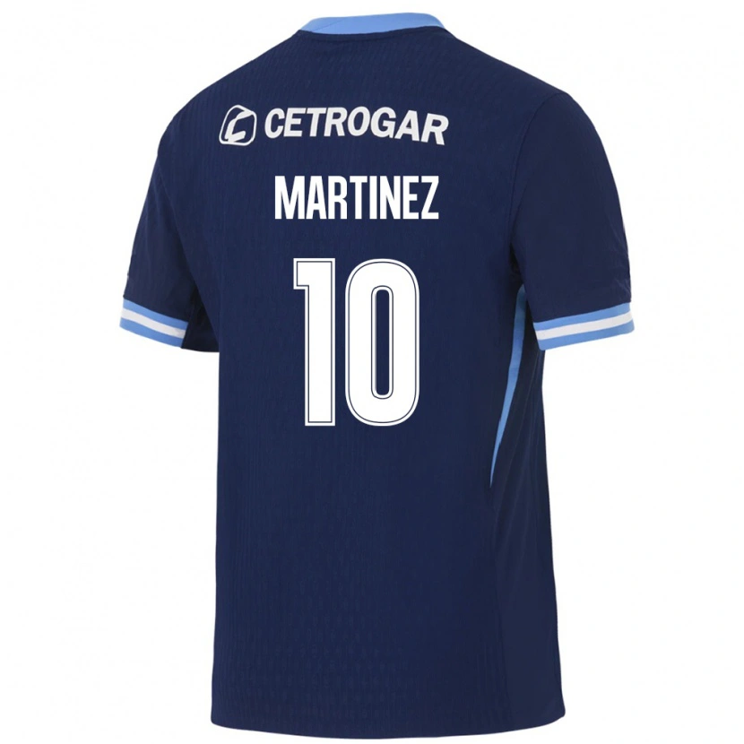 Danxen Homem Camisola Roger Martinez #10 Azul Real Azul Claro Branco Alternativa 2026/27 Camisa Brasil