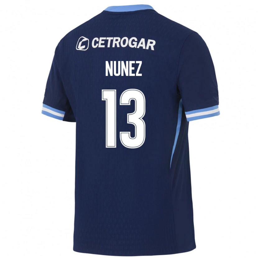 Danxen Homem Camisola Matias Nunez #13 Azul Real Azul Claro Branco Alternativa 2026/27 Camisa Brasil