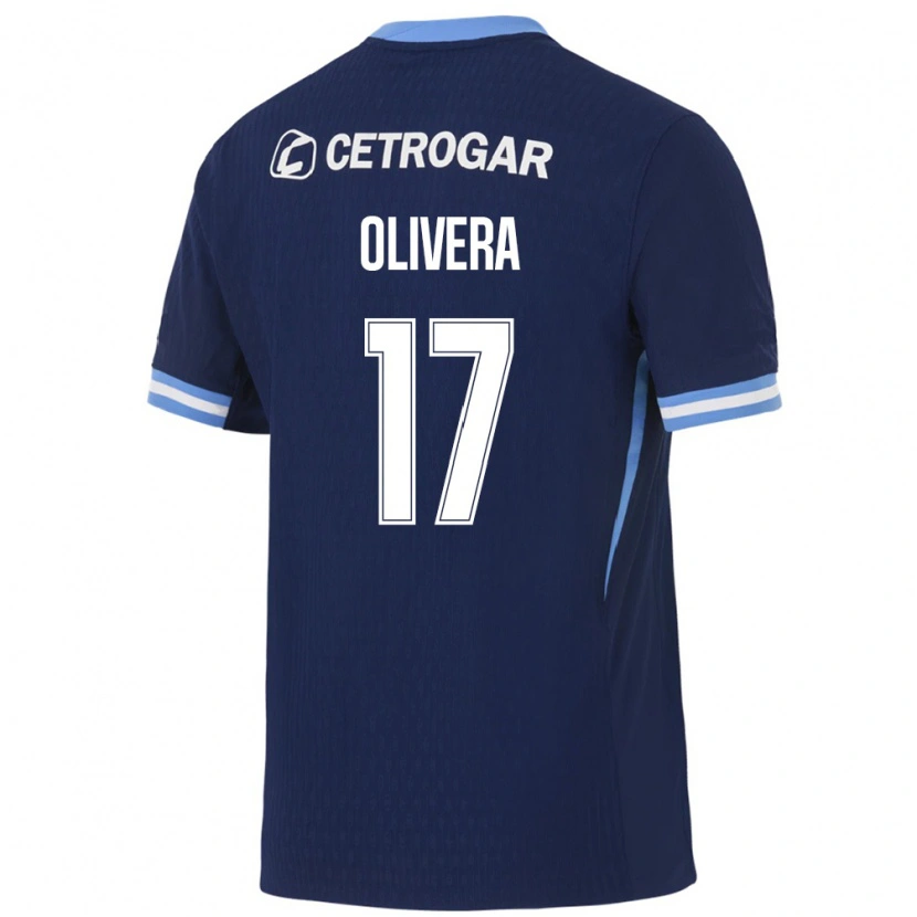 Danxen Homem Camisola Nazareno Olivera #17 Azul Real Azul Claro Branco Alternativa 2026/27 Camisa Brasil